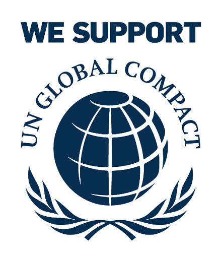 Bild på logotyp för Un Global Compact.